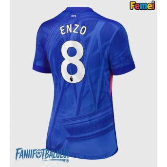 Chelsea Enzo Fernandez #8 Tricou Fotbal Replică 2025-26 Femei Acasa